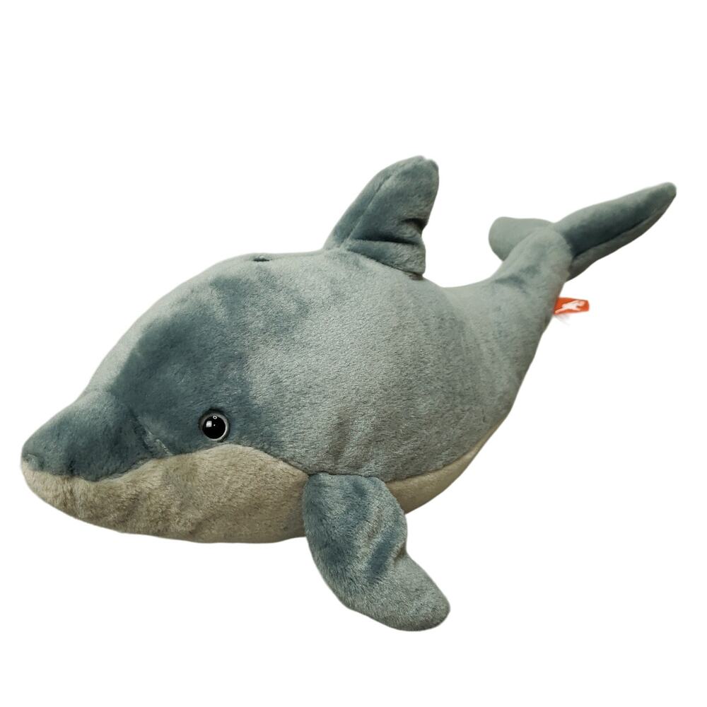 Wild Republic Dolphin 21" Plush Cuddlekins Large Soft Stuffed Animal Toy EUC